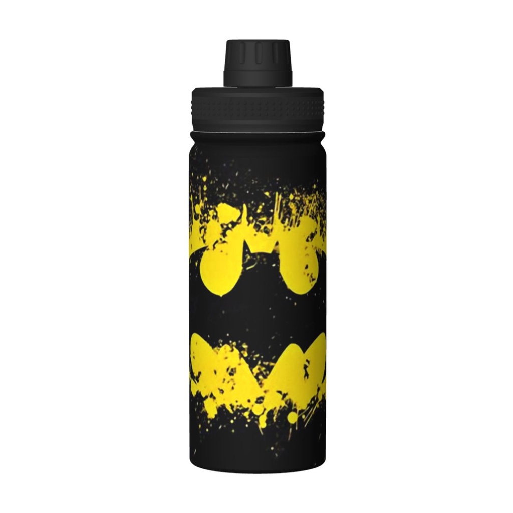 Bình Nước Giữ Nhiệt 18oz Bằng Thép Không Gỉ Họa Tiết batman