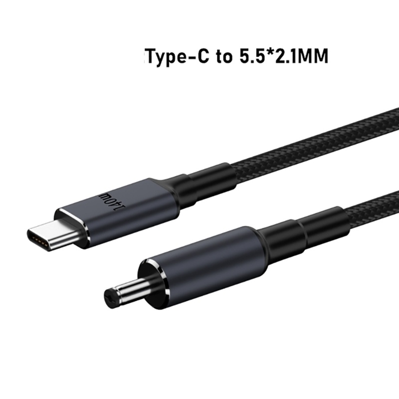 Dây Cáp Nguồn Mở Rộng 140w type c pd Sang dc5 5x2 5mm 5 5x2 1mm 4 5x3 0mm 6 0x3 7mm 7 4x5 0mm Cho laptop