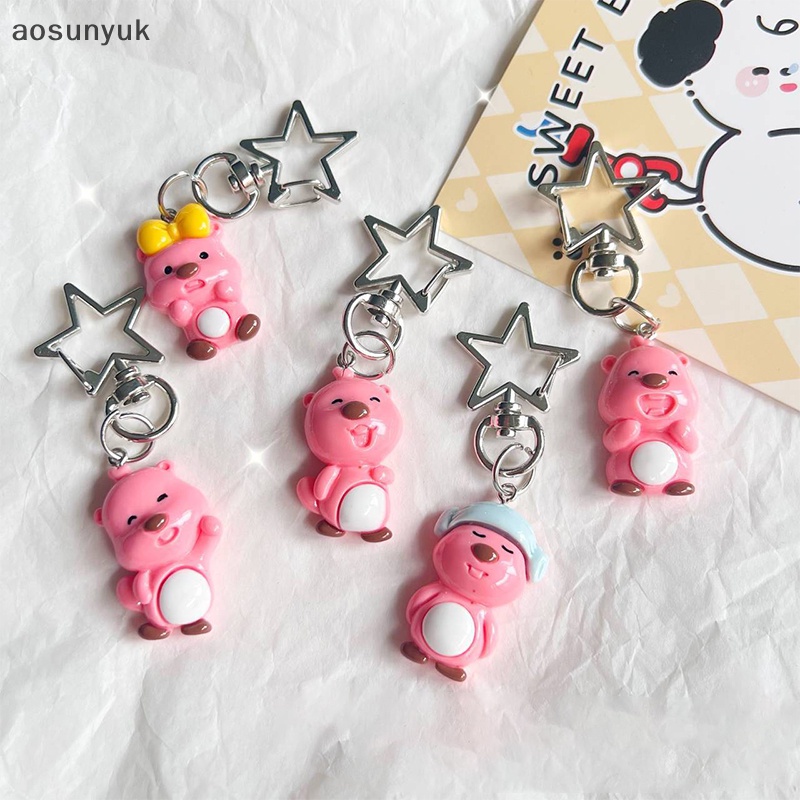 Aosunyuk kawaii loopy Hoạt Hình Đáng Yêu Có Móc Khóa diy Dành Cho Điện Thoại Túi Xách Nữ