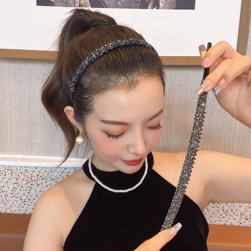 Băng Đô Cài Tóc Đính Đá Lấp Lánh Thời Trang Hàn Quốc