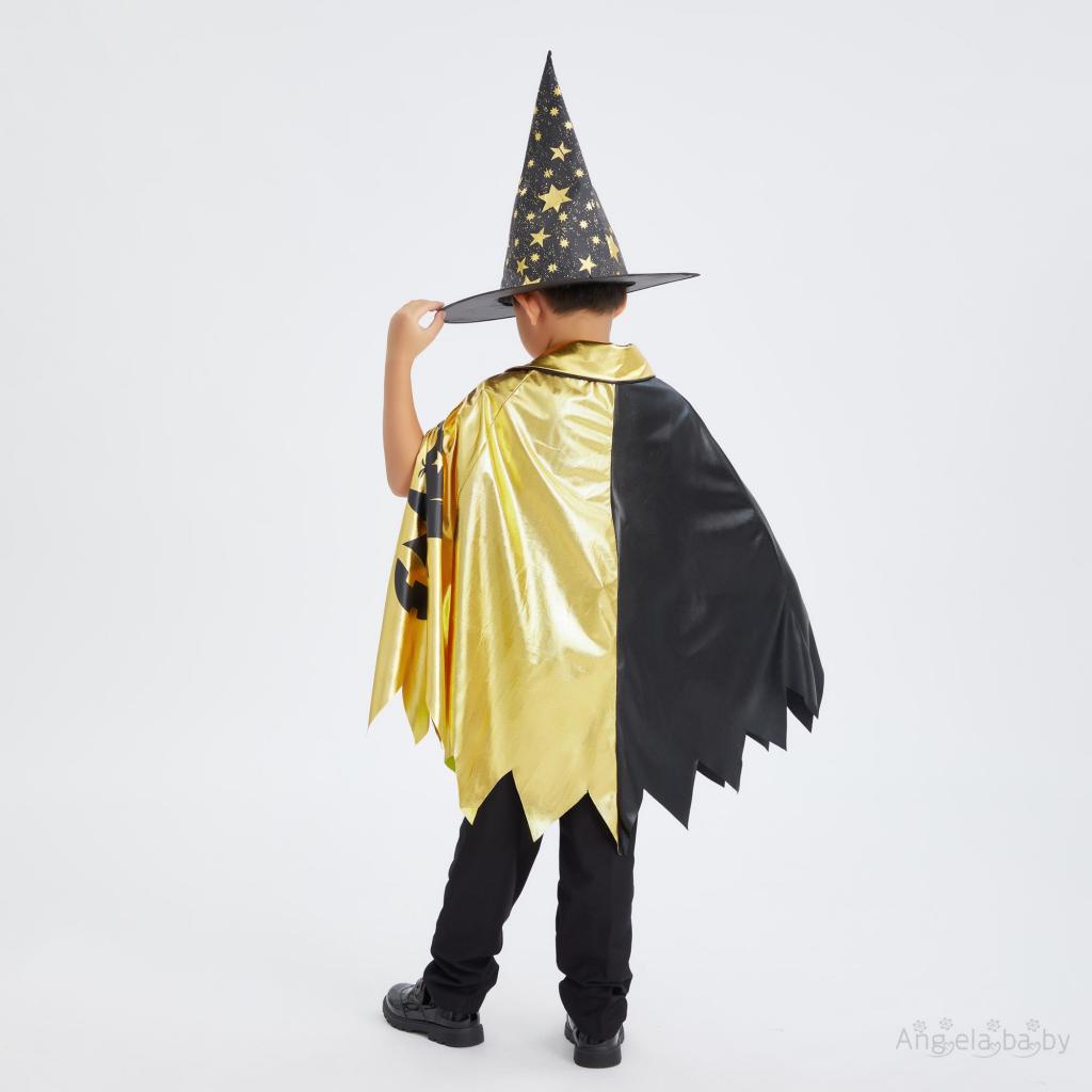 Áo Choàng Phù Thủy Hóa Trang halloween Cho Bé