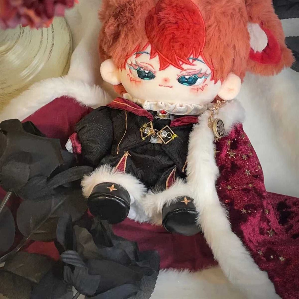 Búp Bê Nhồi Bông Hình Vương Miện Ngôi Sao 20cm Mặc Trang Phục Thường Ngày Không Kèm Búp Bê