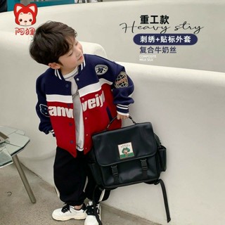 Áo Khoác Bóng Chày Thời Trang Xuân Thu Mới Cho Bé Trai