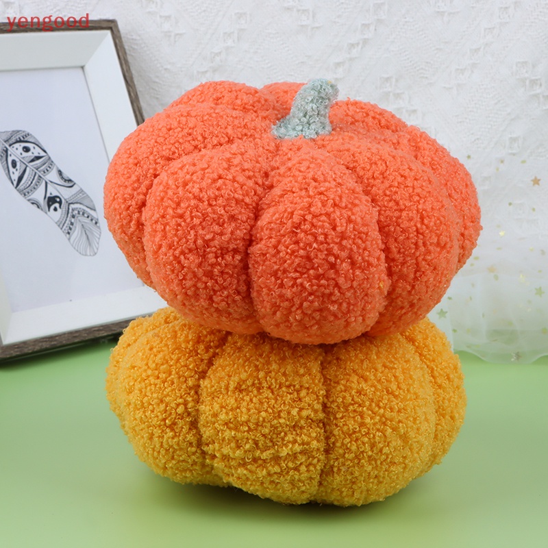 Gối Nhồi Bông Hình Bí Ngô halloween Dễ Thương Sáng Tạo 20cm