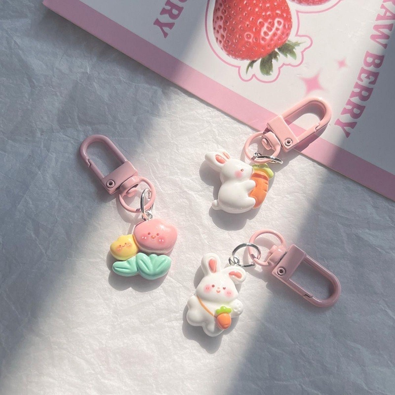 Dễ Thương Móc Khóa Hình Thỏ Đáng Yêu HB