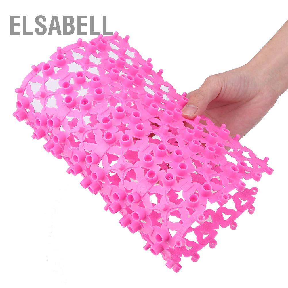 Elsabell 4 Màu Sắc Chó Mèo Thú Cưng Thảm Nhựa Ghép Rỗng Chống Trượt Cho Lồng Sàn Phòng Tắm