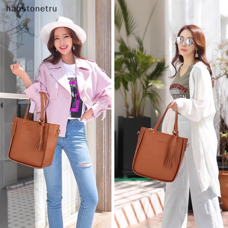 Set 4 Túi Xách Da pu Thời Trang Cho Nữ