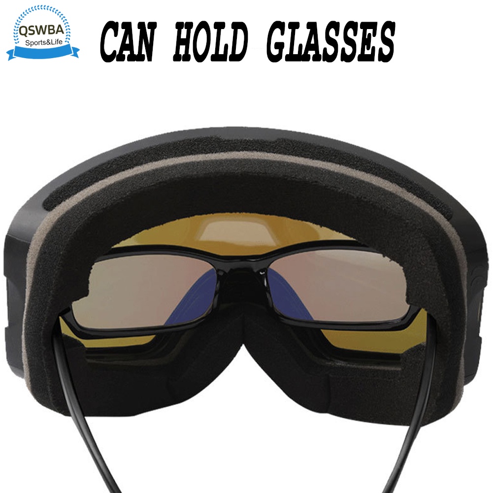 Kính Bảo Hộ Chống Gió Chống Sương Mù Độ Nét Cao Dùng Khi Chơi Thể Thao Trượt Tuyết