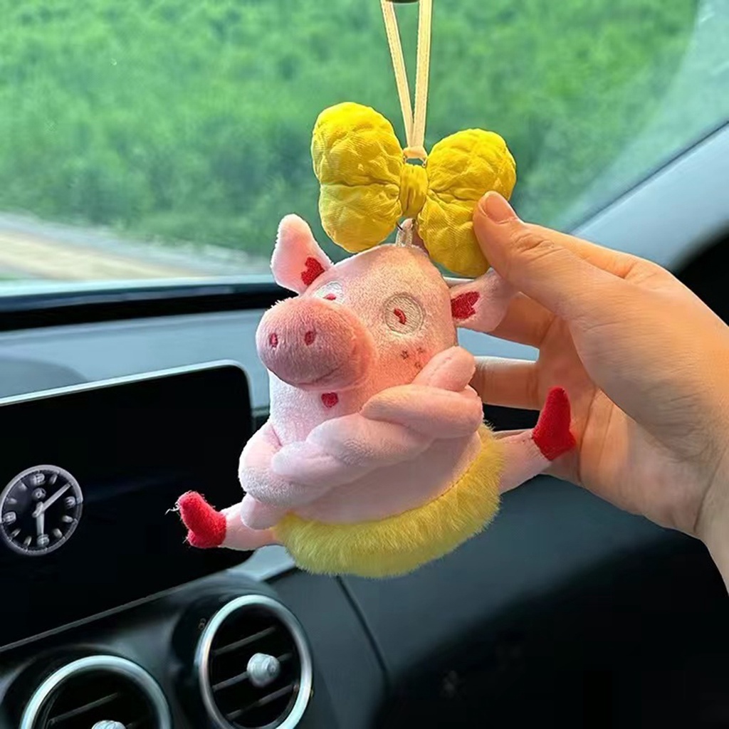 Móc Khóa Hình Heo Con Xinh Xắn Sáng Tạo