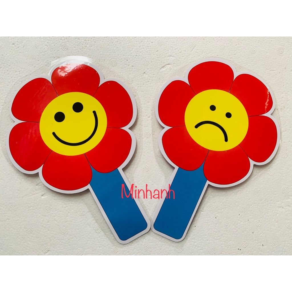 Thẻ mếu/cười ép sẵn plastic