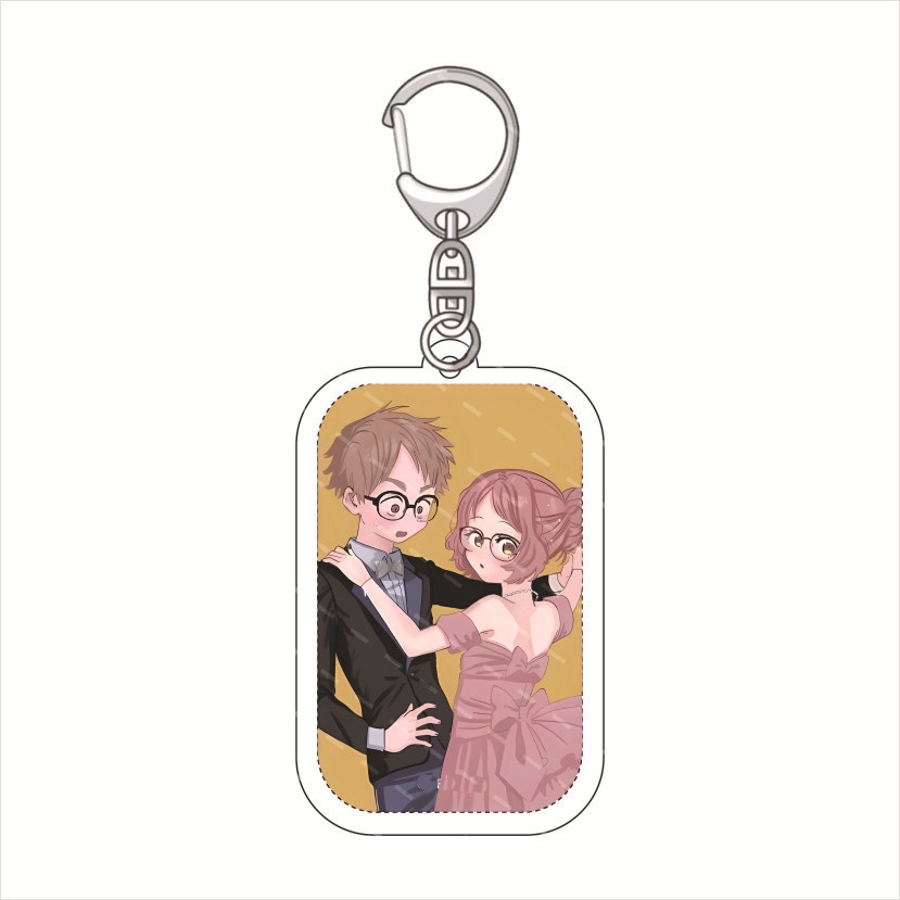 Móc Khóa Mặt Acrylic Hình Cô Gái Anime I Like Forgot Her Mie Ai Komura Kaede Dễ Thương