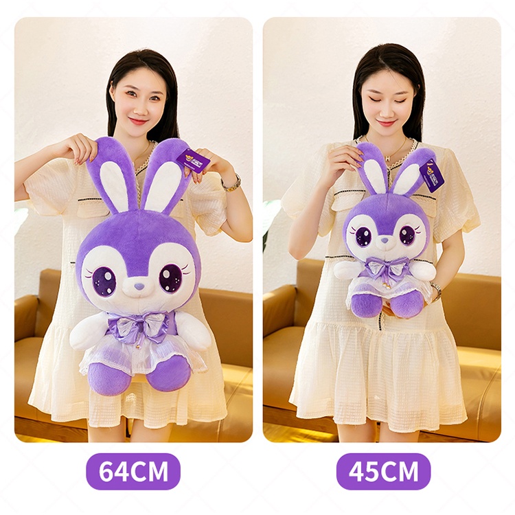 Mới Thú Nhồi Bông Hình Con Cáo Màu Tím