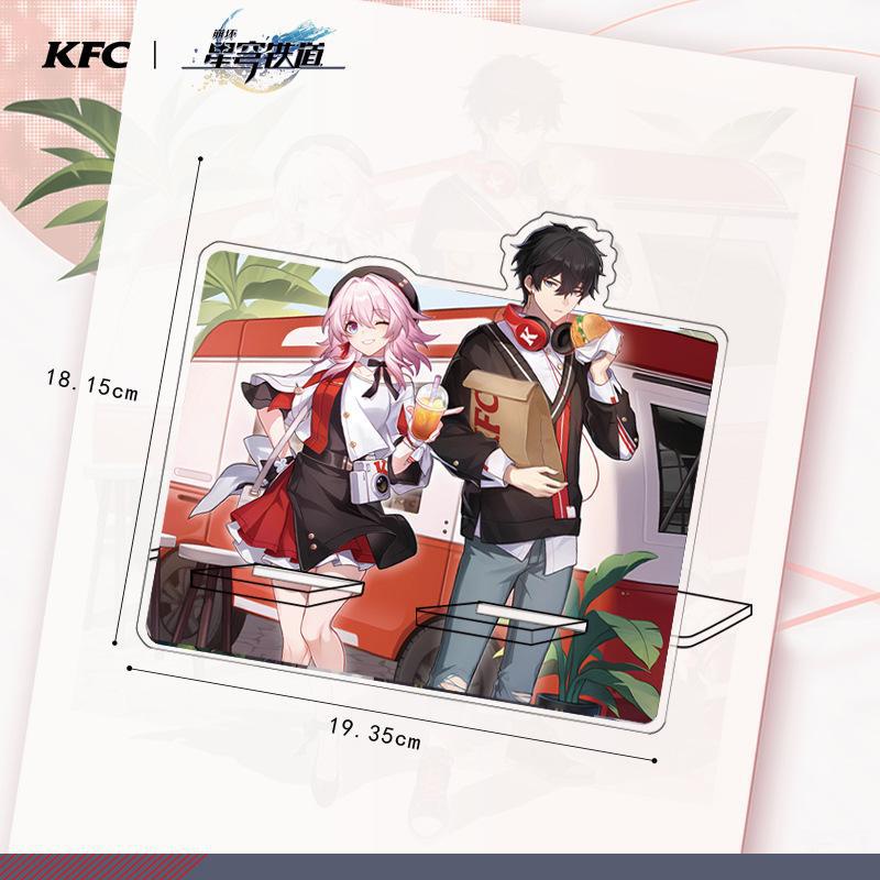 Cool honkai: Starrail kfc Huy Hiệu anime Thứ 7 Trang Trí Nhà Cửa Cho Người Hâm Mộ