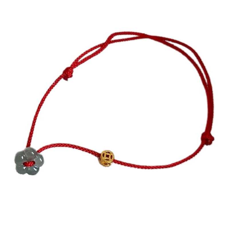 King Vòng Đeo Tay May Mắn Đính Hạt Phối Tua Rua Phong Cách Dân Tộc Trung Hoa