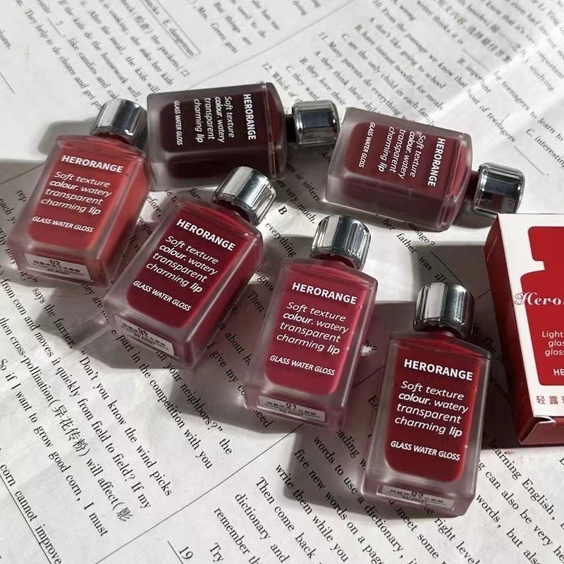 Son Môi herorange Dưỡng Ẩm Lâu Trôi Thiết Kế Vỏ Trái Cây Đẹp Mắt