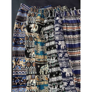 [Hàng có sẵn] Quần lanh dài thổ cẩm (size 40-70kg)