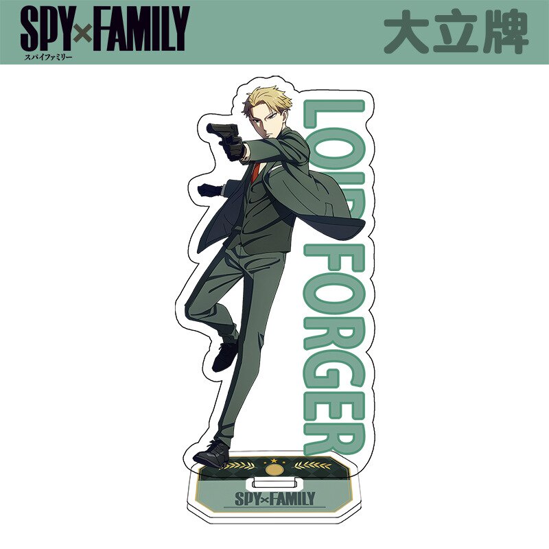 Mô hình Standee Popular Anime SPY X FAMILY Twilight Yor Forger Anya Forger để bàn tượng nhựa acrylic