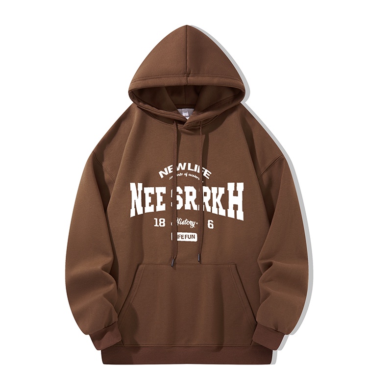 Áo hoodie Dáng Rộng Phong Cách Thể Thao Thời Trang Thu Đông Cho Nam