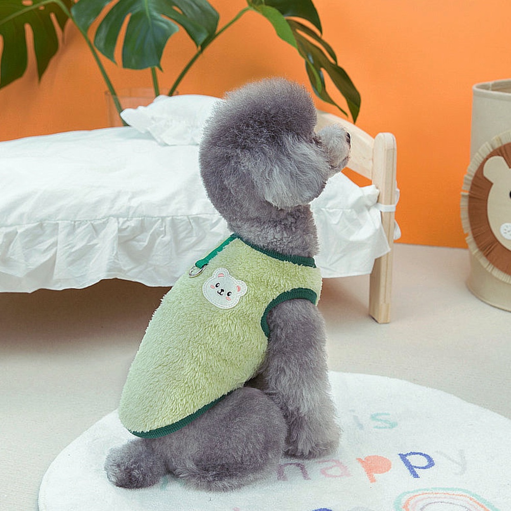 Áo KhoáC MùA Đông ẤM ÁP, HìNh GấU Dễ Thương Cho Thú Cưng