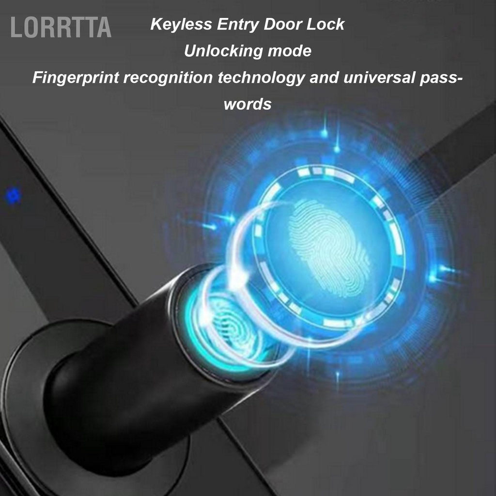 Lorrtta Khóa Cửa Vân Tay Phản Ứng Nhanh Màn Hình Cảm Kết Hợp Đa Năng Thông Minh Ra Vào Không Cần Chìa Cho Căn Hộ Văn Phòng