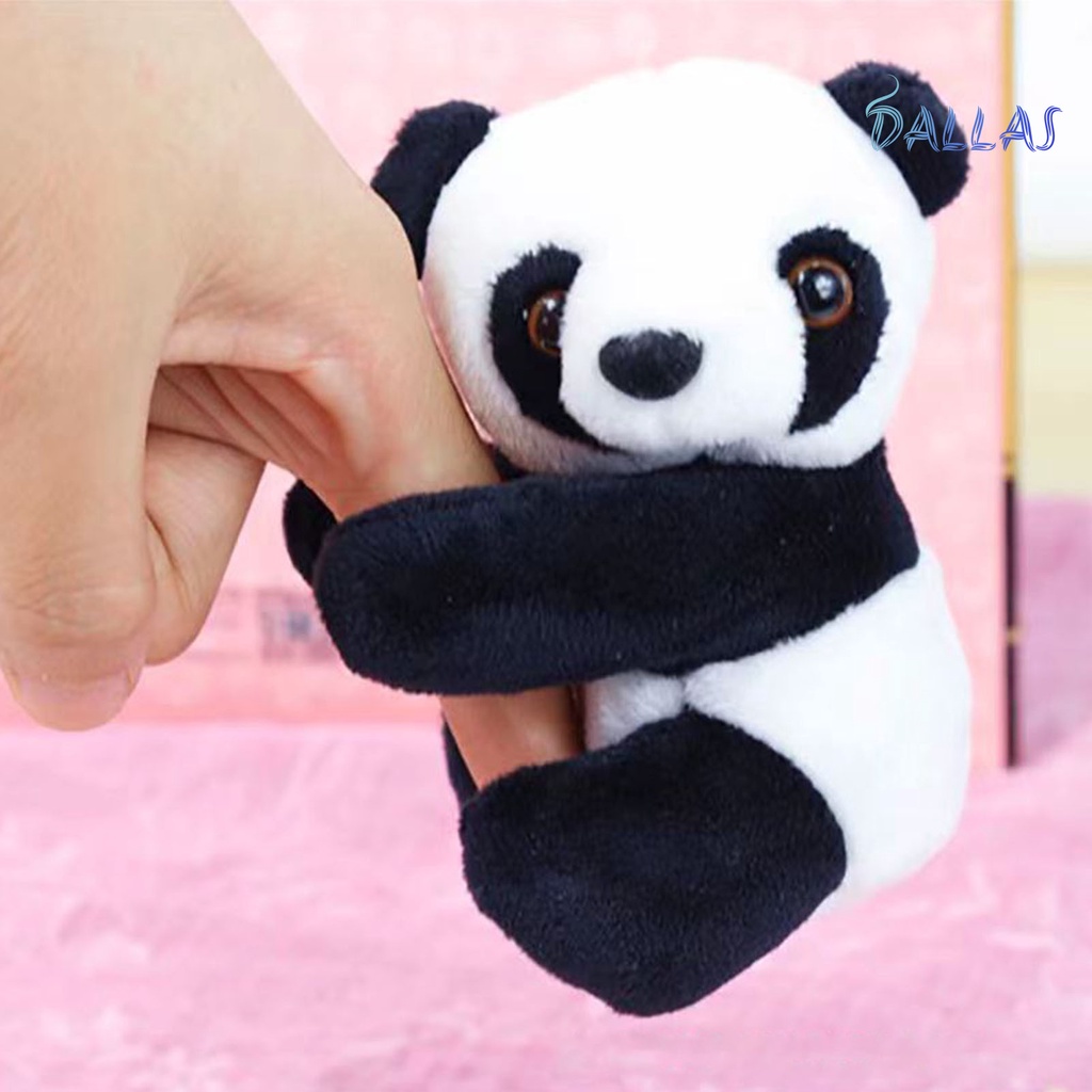 Gấu Trúc Bông Mềm mini 10Cm Có Kẹp Treo Trang Trí Phòng Khách