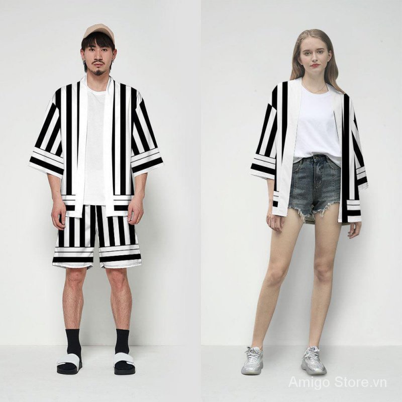 Áo Choàng Hóa Trang Nhân Vật tanjiro nezuko Trong Phim demon slayer