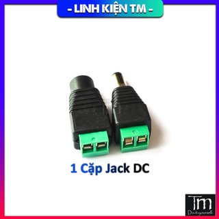 1 Cặp Jack DC Đực - Cái Cấp Nguồn 5.5mm