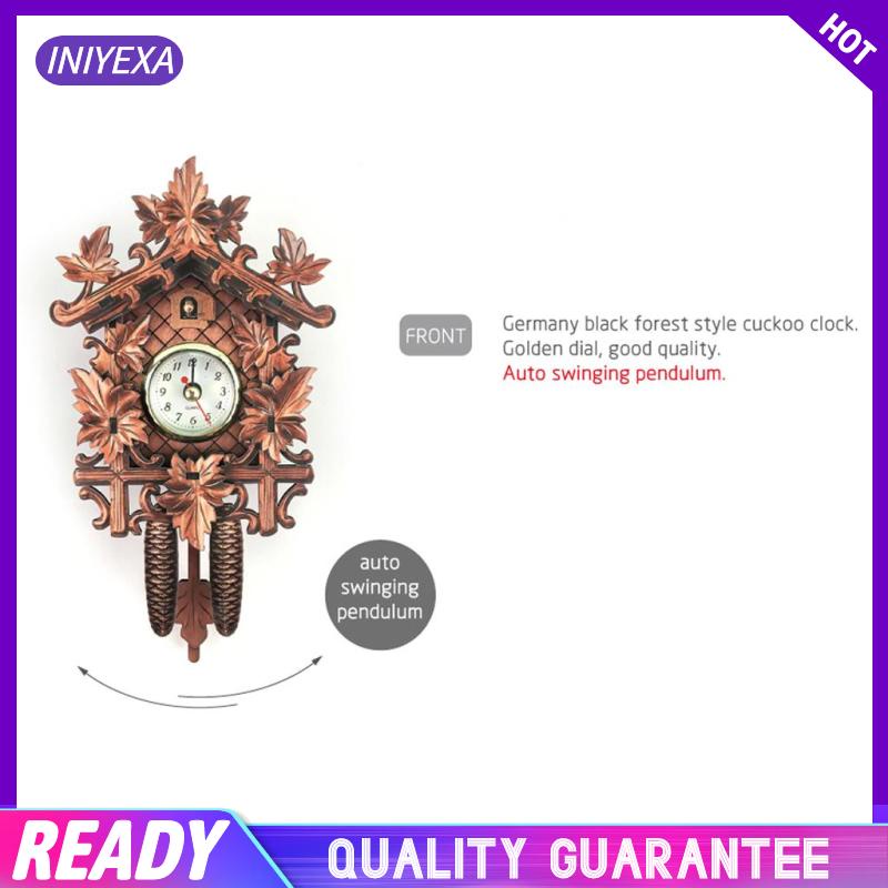 Cuckoo Đồng Hồ Treo Tường Bằng Gỗ Thiết Kế Sáng Tạo Trang Trí Phòng Khách /