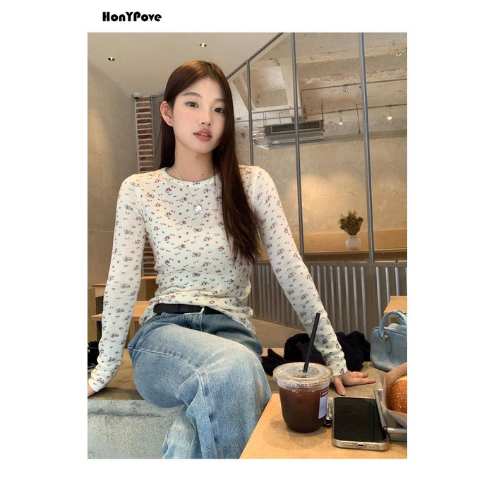 Áo sweater In Họa Tiết Hoa Thời Trang 2023 Cho Nữ uzyp