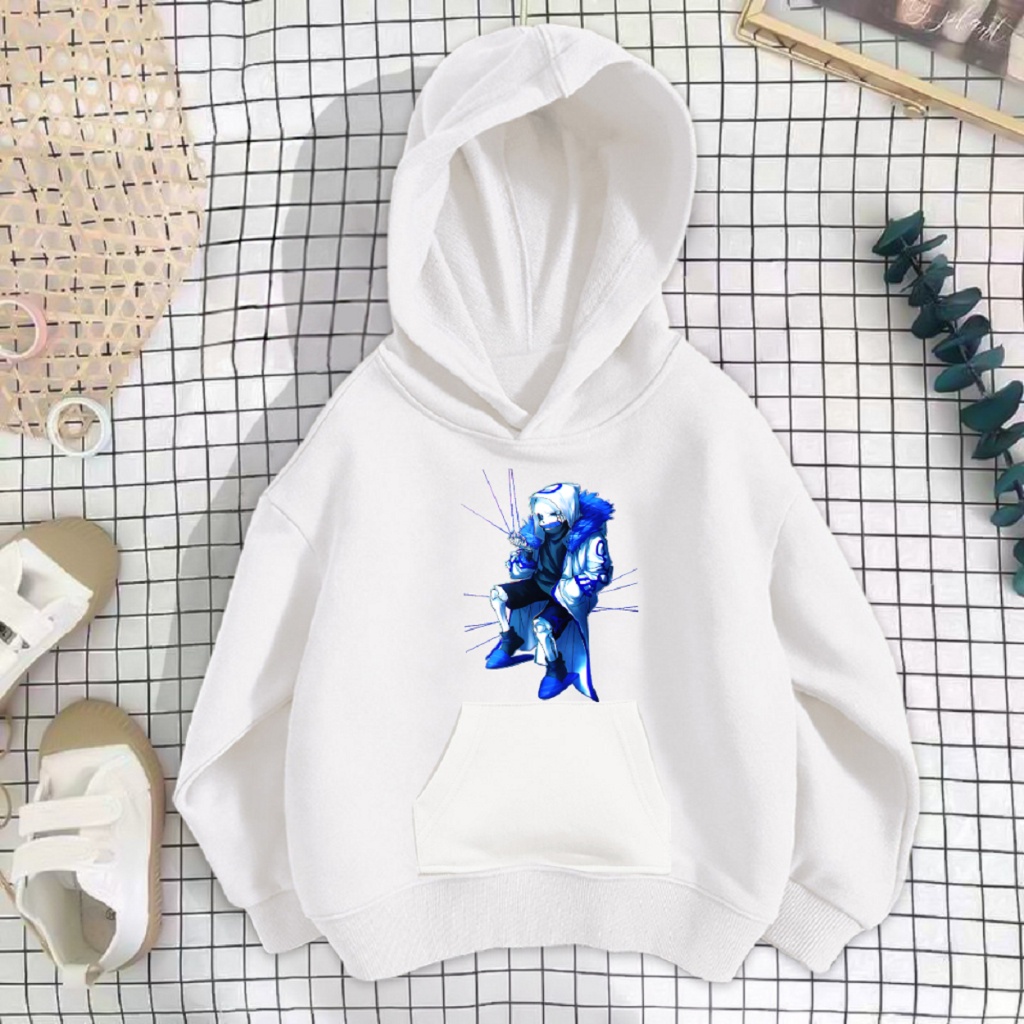 Áo Hoodie Trắng in hình Sans 606 San 505 Sans 404 Tam Sans Đại Chiến Cho Bé
