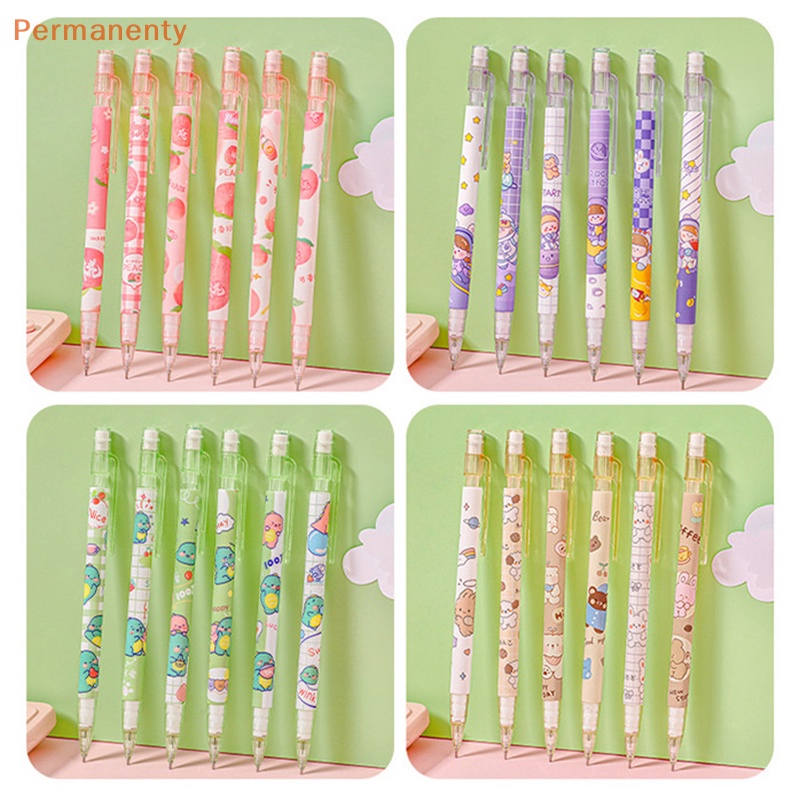 Bút Chì Dạng Nhấn Tự Động Hình Quả Đào Dễ Thương Sáng Tạo Không Mài Được Hoạt Động Cao Cấp