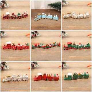 Xe Lửa Bằng Gỗ Phong Cách Giáng Sinh Độc Đáo diy