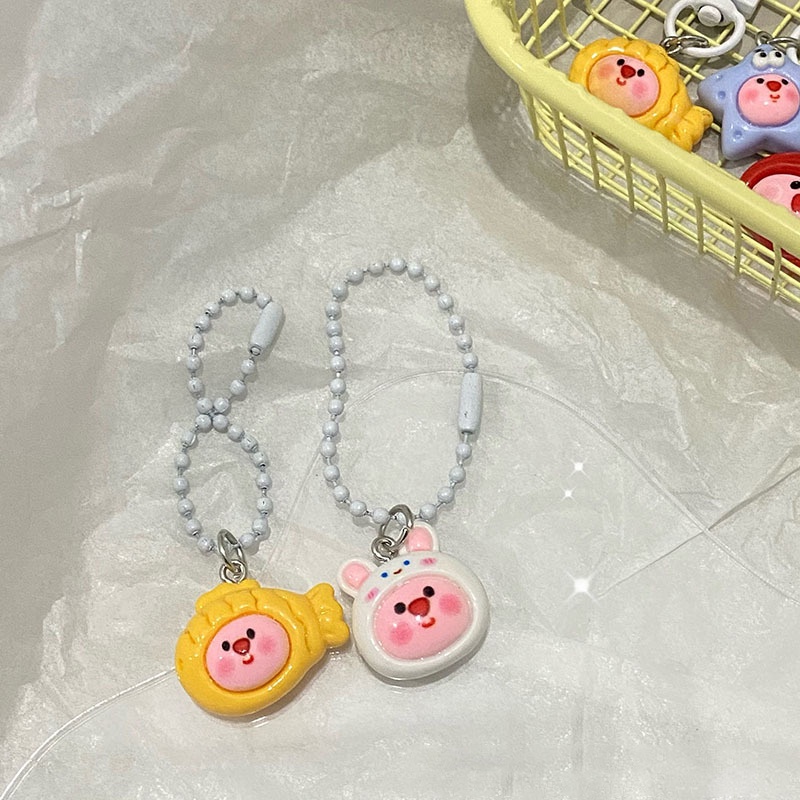 Móc Chìa Khóa mini Họa Tiết Hoạt Hình Màu Sắc Ngọt Ngào Xinh Xắn