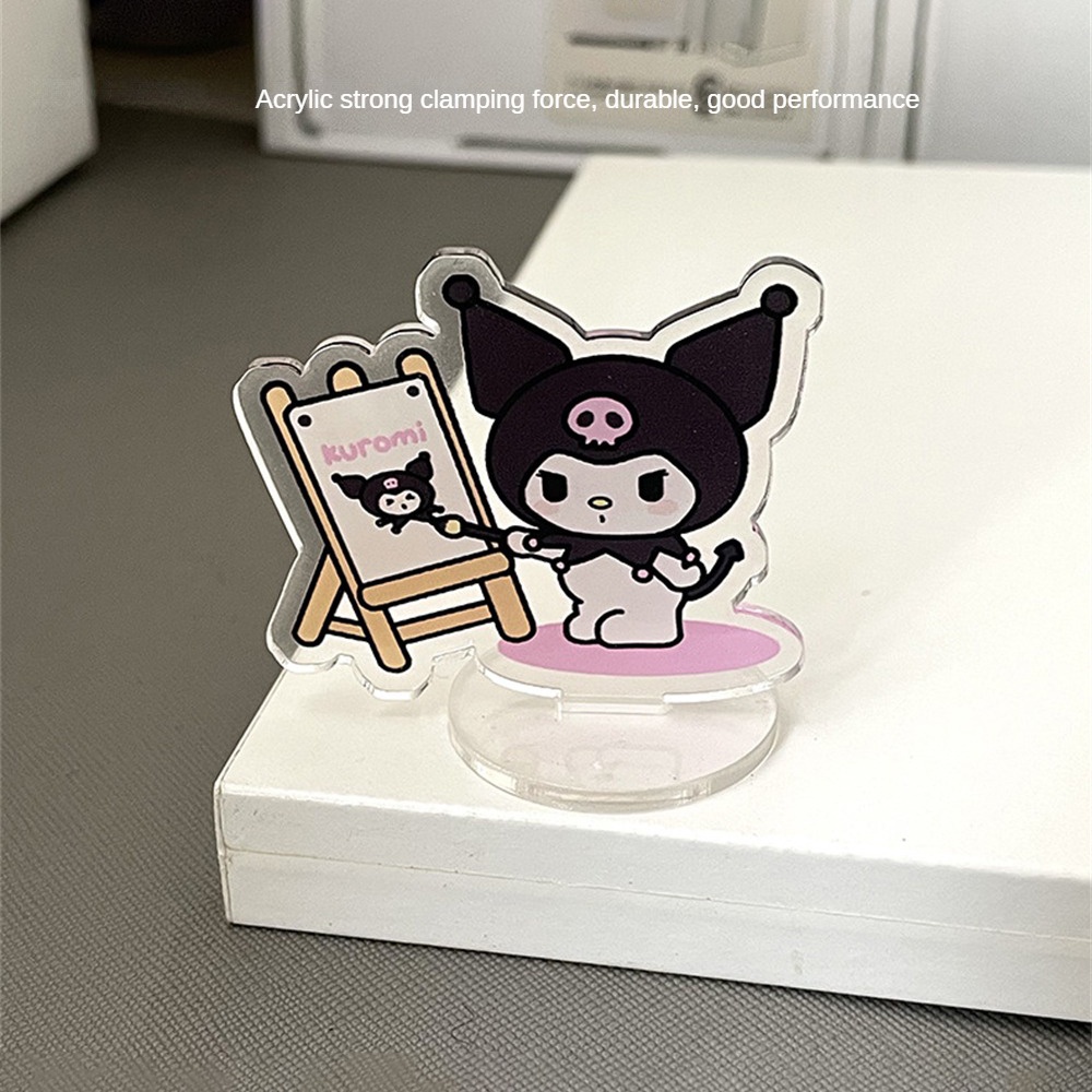 Sanrio kuromi Bằng acrylic Họa Tiết Hoạt Hình Đáng Yêu Để Bàn Trang Trí