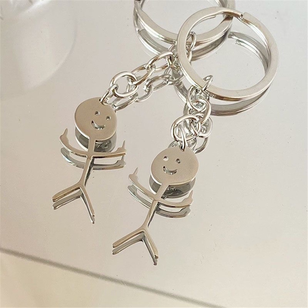 Móc Khóa Hoạt Hình Dính Túi Xách Cá Tính Vui Nhộn Cho Nam Và Nữ