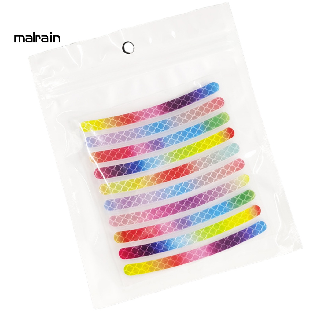 Bộ 20 Miếng Dán Phản Quang Dùng Trang Trí Bánh Xe Hơi