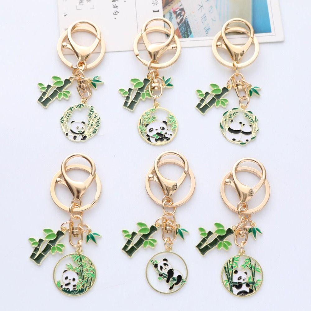 Shanhai Móc Khóa Gấu Trúc Hoạt Hình Phong Cách Trung Hoa Cổ Điển