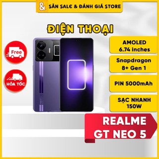 Điện thoại realme gt neo 5 - snapdragon 8+ gen 1 - sạc nhanh 150w