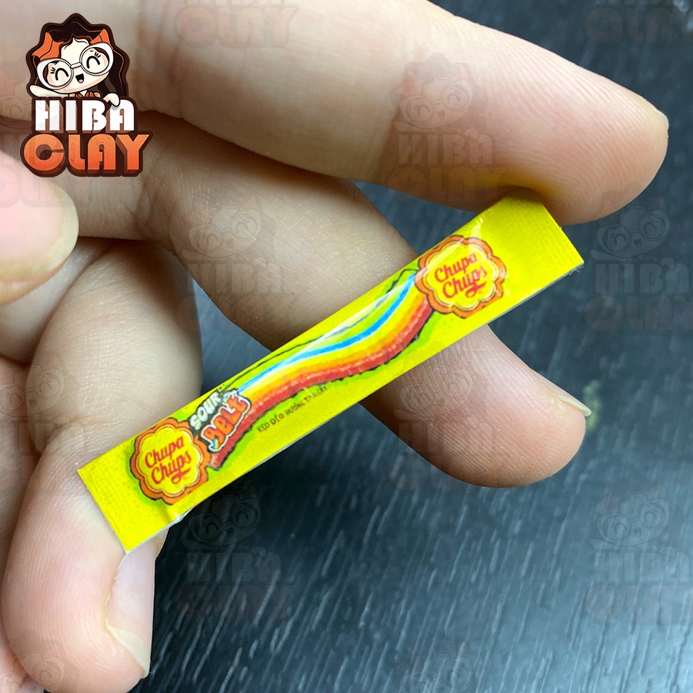 Mô hình 1 gói kẹo cầu vồng Mini Food, đồ ăn tí hon mô hình cho búp bê DIY