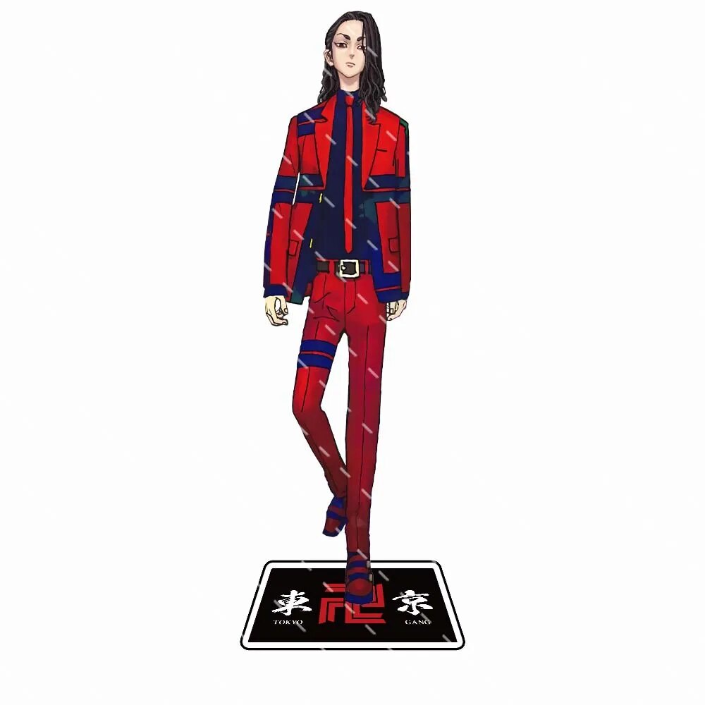 Mô hình Standee Anime Figure Haitani Ran Cosplay Tokyo Revengers 4 Phụ kiện trang trí để bàn góc học tập