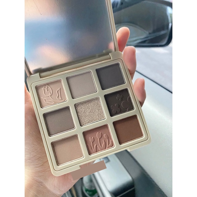 Bảng Mắt Hoa Khô 9 ô GOGO TALES Hoa Cẩm Tú Cầu Secret Monet Garden Kèm Gương - GT289 từ