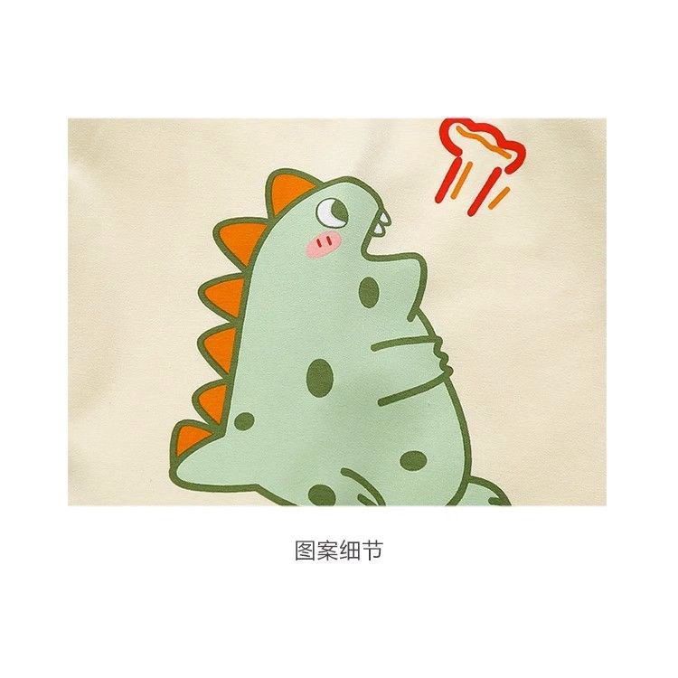 Áo Liền Quần Hình Khủng Long Nhỏ Thời Trang Xuân Thu Cho Bé Hoạt Hình