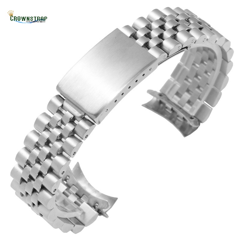 Dây Đồng Hồ Bằng Thép Không Gỉ 13mm / 17mm / 18mm / 19mm / 20mm / 21mm / 22mm Dành Cho Nam