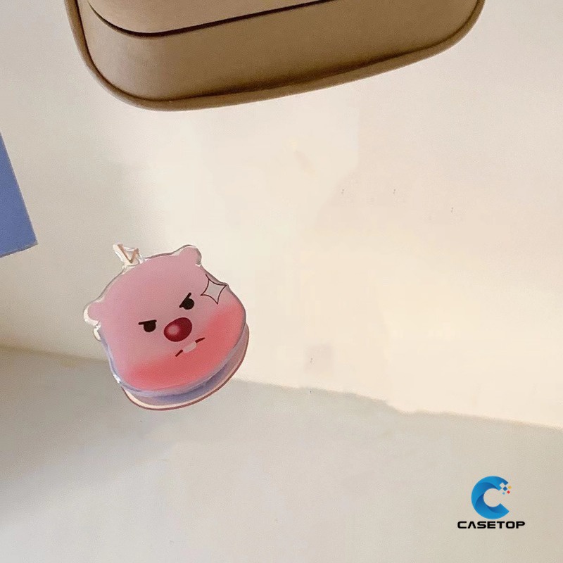 Hoạt Hình Giá Đỡ Điện Thoại Hình Vòng Nhẫn Họa Tiết Vui Nhộn Dễ Thương