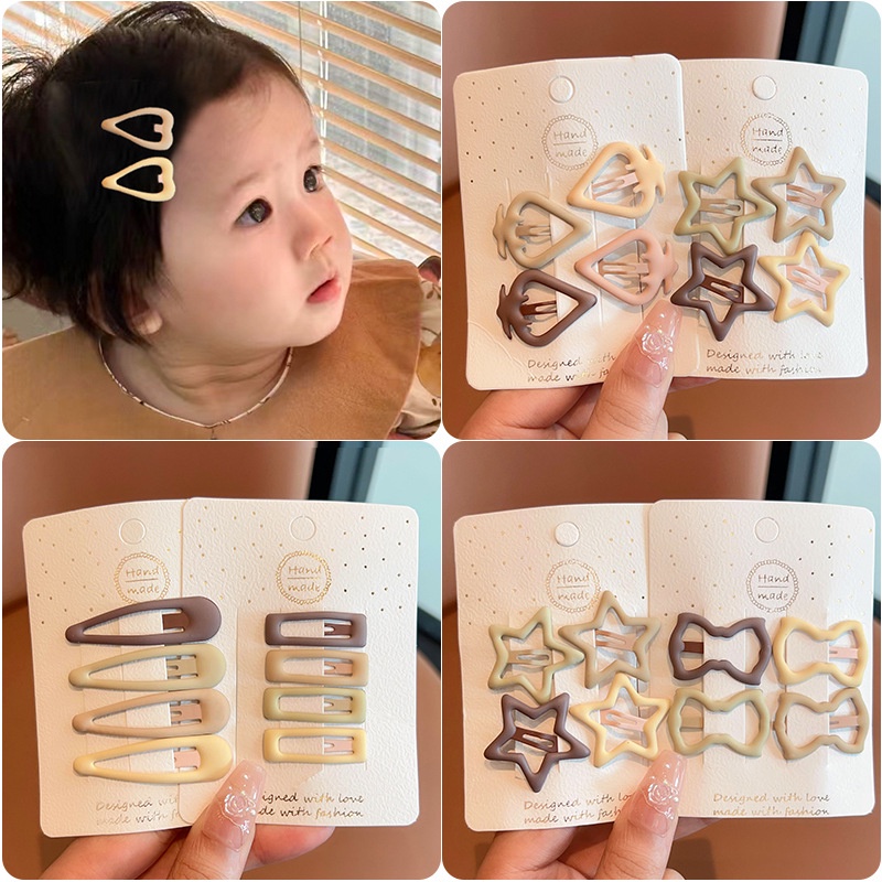 Kẹp Tóc bb Hình Ngôi Sao / Trái Tim Dễ Thương Xinh Xắn 2023