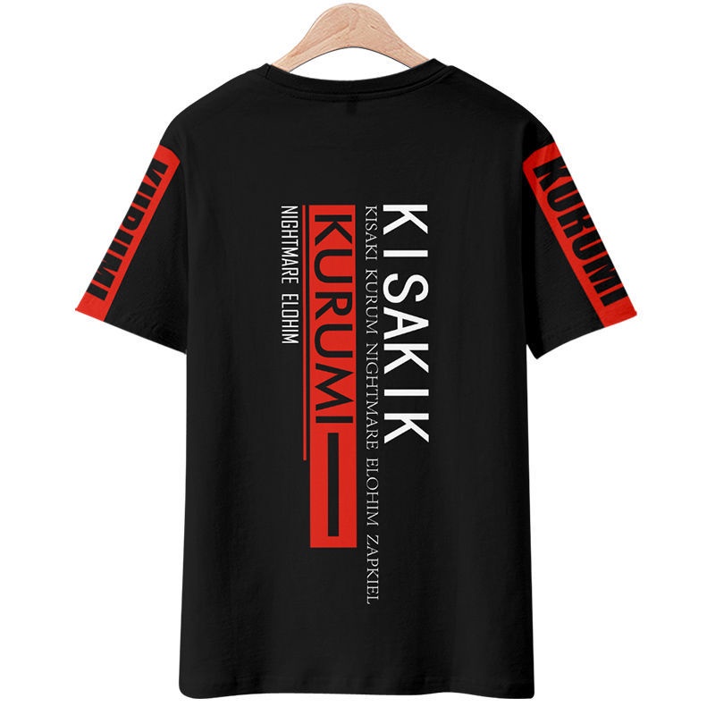 Áo nam Ngắn Tay In Hình 3d Nhân Vật anime date a live girl tokisaki Kuroli nightmare