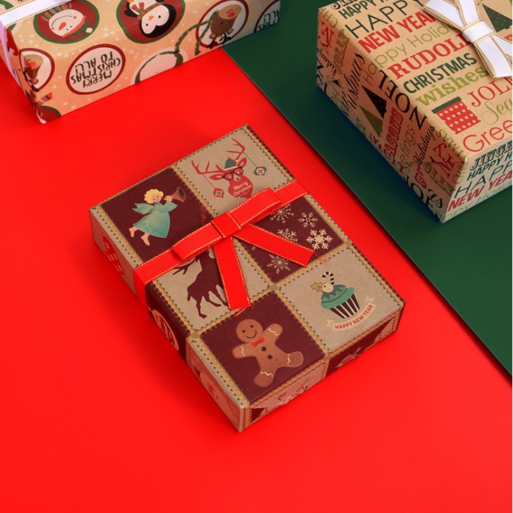 Giấy Gói Quà, Giấy Làm Thủ Công BST02 Trang Trí Noel Giáng Sinh