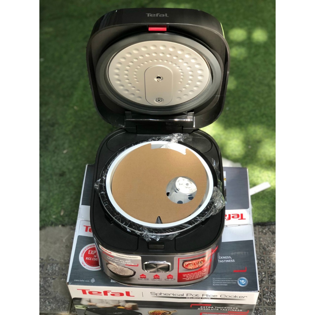 Nồi cơm điện tử Tefal RK776B68 - Dung tích 1.8L - Lòng nồi niêu dày 4mm - Hàng chính hãng - Bảo hành 24 tháng
