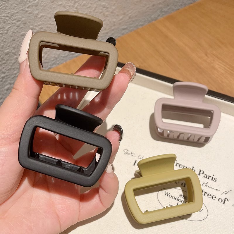 Set 2 Kẹp Tóc Hình Vuông Nhỏ Nhắn Xinh Xắn Dành Cho Nữ