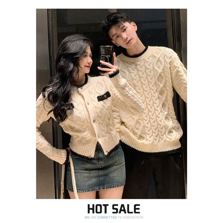 Áo Khoác cardigan Len Dáng Ngắn Phong Cách Thời Trang Mùa Thu Mới 2023